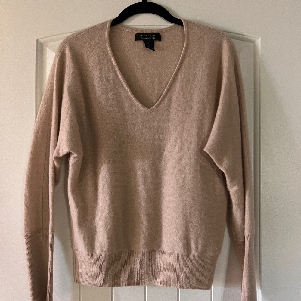 Cashmere V-neck sweater